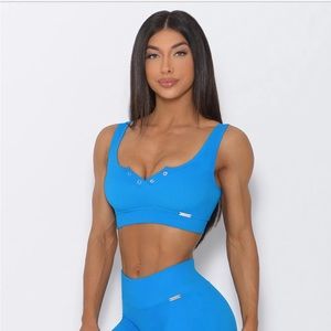 Bombshell Sportswear Inspired Seamless Snap Bra